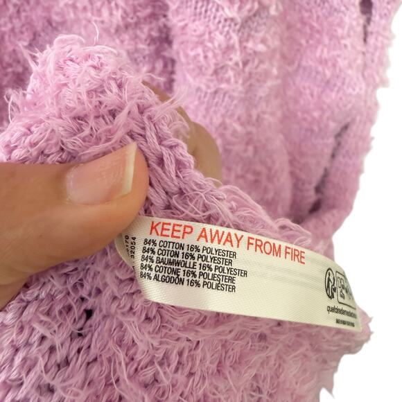 Free People Imani Sweater Pullover Coverup Pink Women’s‎ Size M/L - Picture 9 of 11